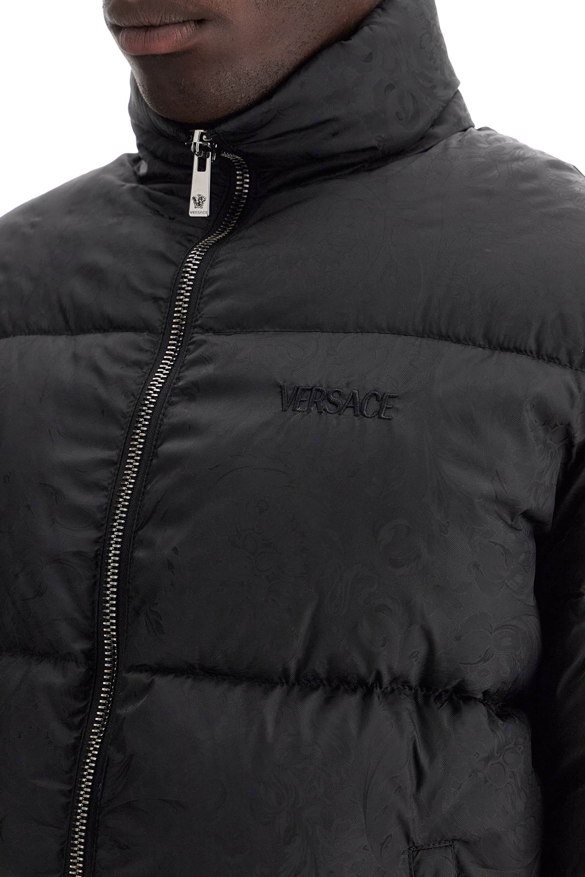 VERSACE Baroque Jacquard Down Jacket