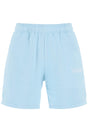 VERSACE 1978 Re-Edition Logo Sweatshorts in Light Blue for Women