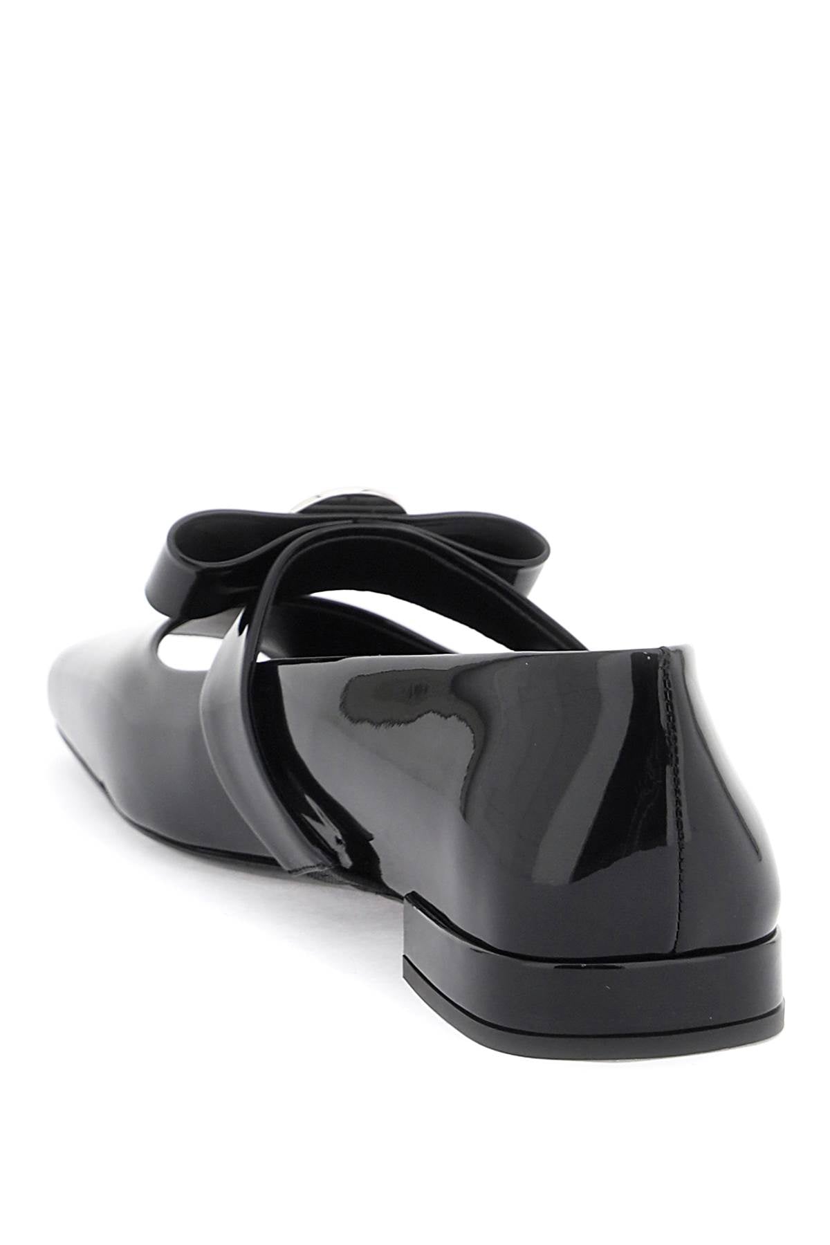 VERSACE The Ultimate Black Ballerina Flats for Women: Upgrade Your Style in SS24!