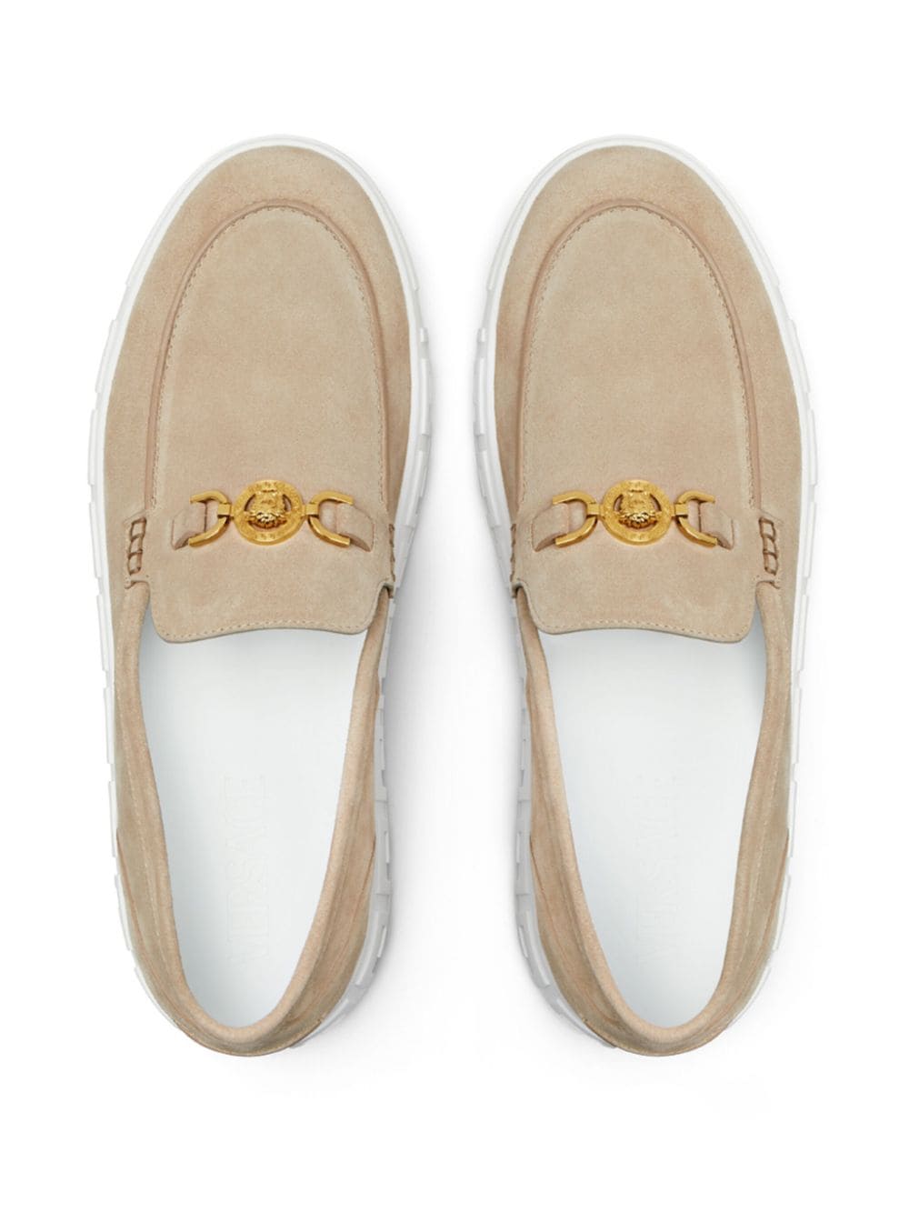 VERSACE Classic Suede Loafers for Men