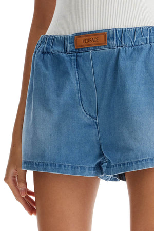 VERSACE Lightweight Denim Shorts for Women - Size 26