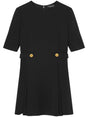 VERSACE Elegant Mini Trapeze Dress - Size 40 IT