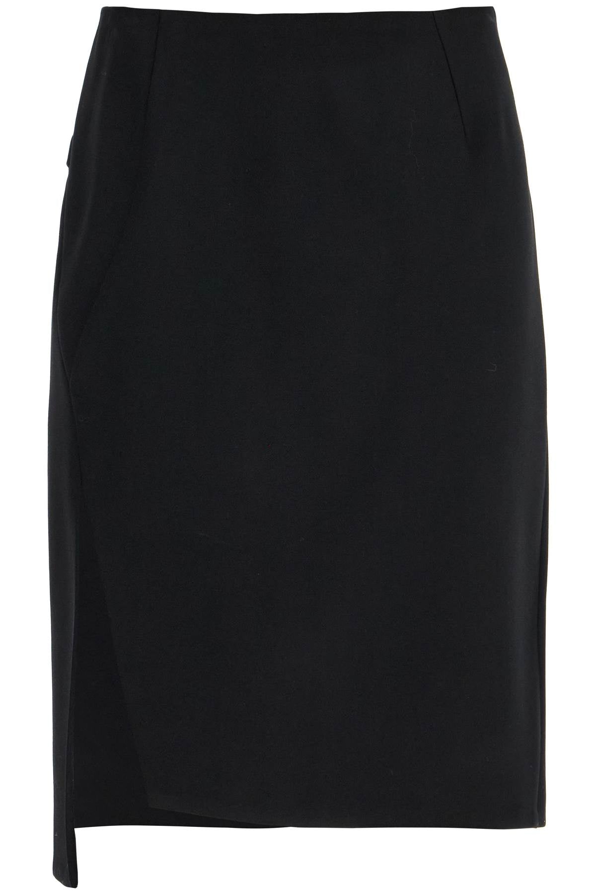 VERSACE Asymmetrical Midi Skirt