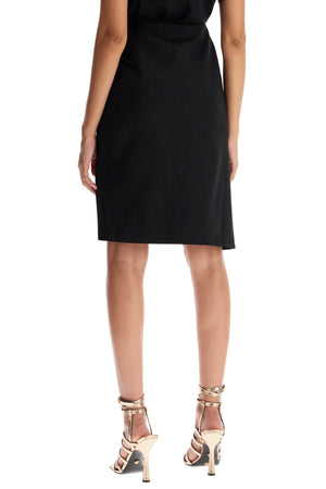 VERSACE Asymmetrical Midi Skirt