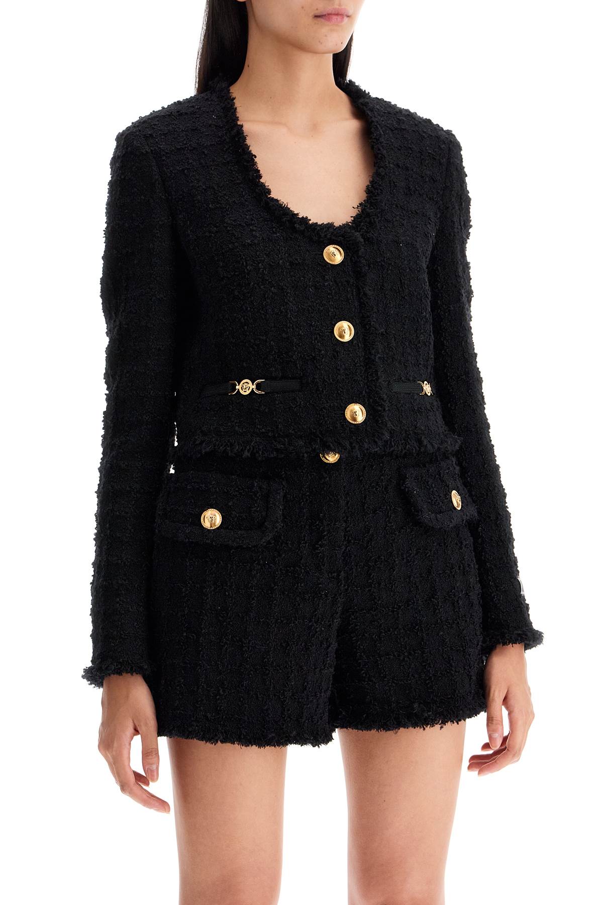 VERSACE Mini Tweed Heritage Jacket