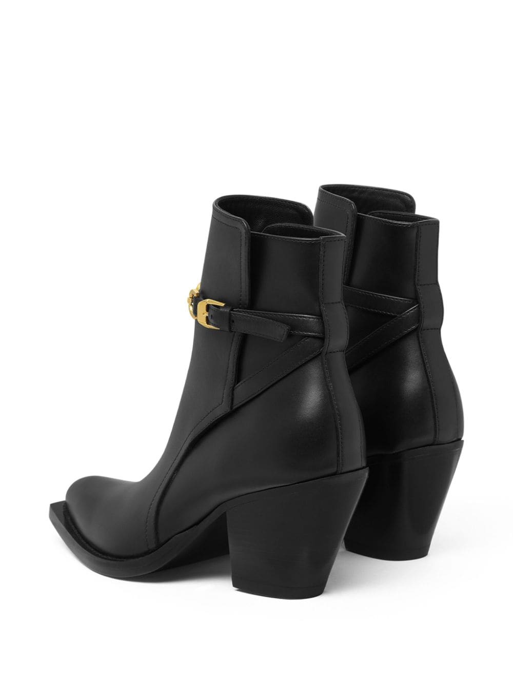 VERSACE Medusa Leather Ankle Boots