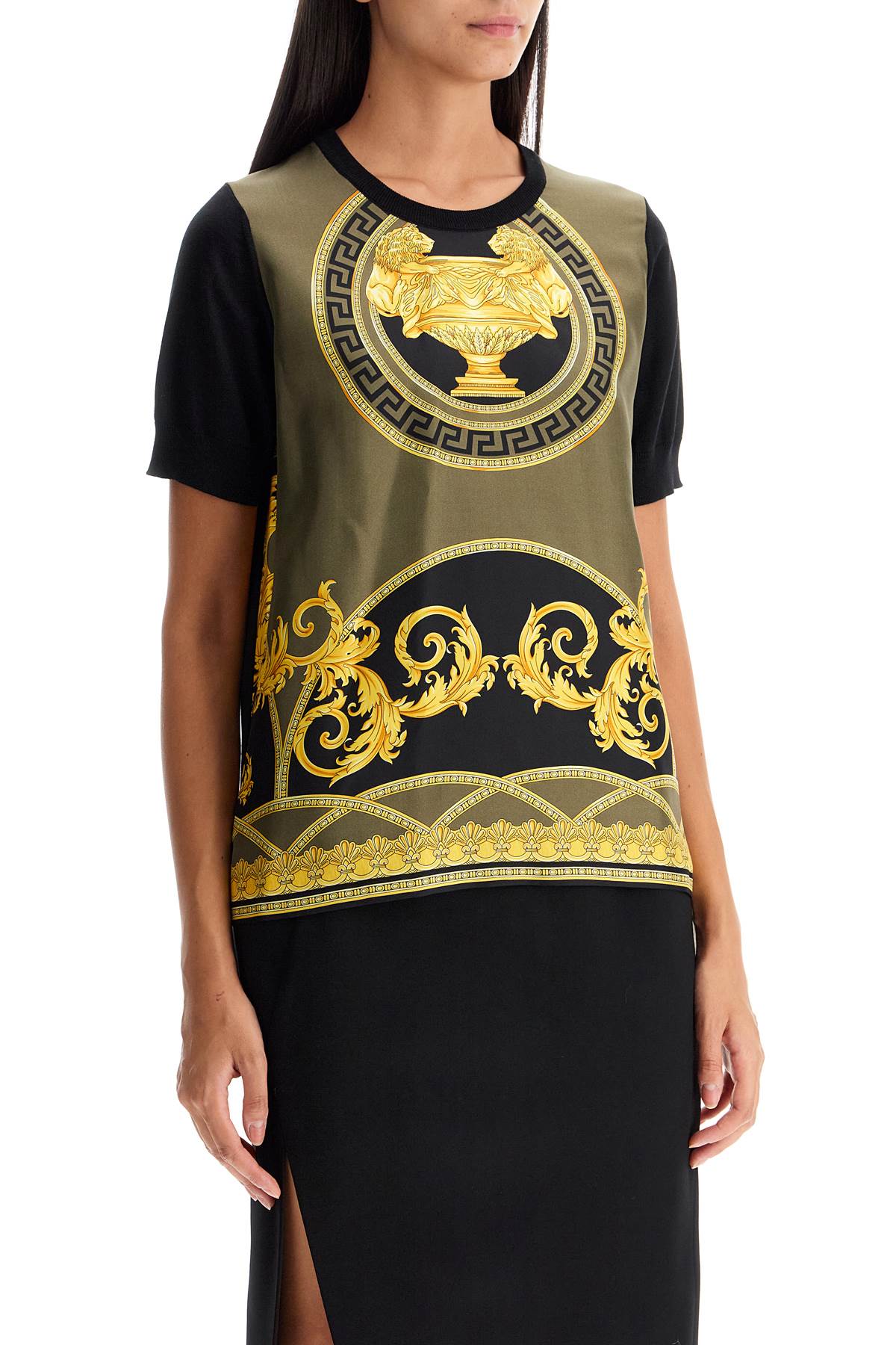 VERSACE Knit T-SHIRT 'THE CUP OF THE