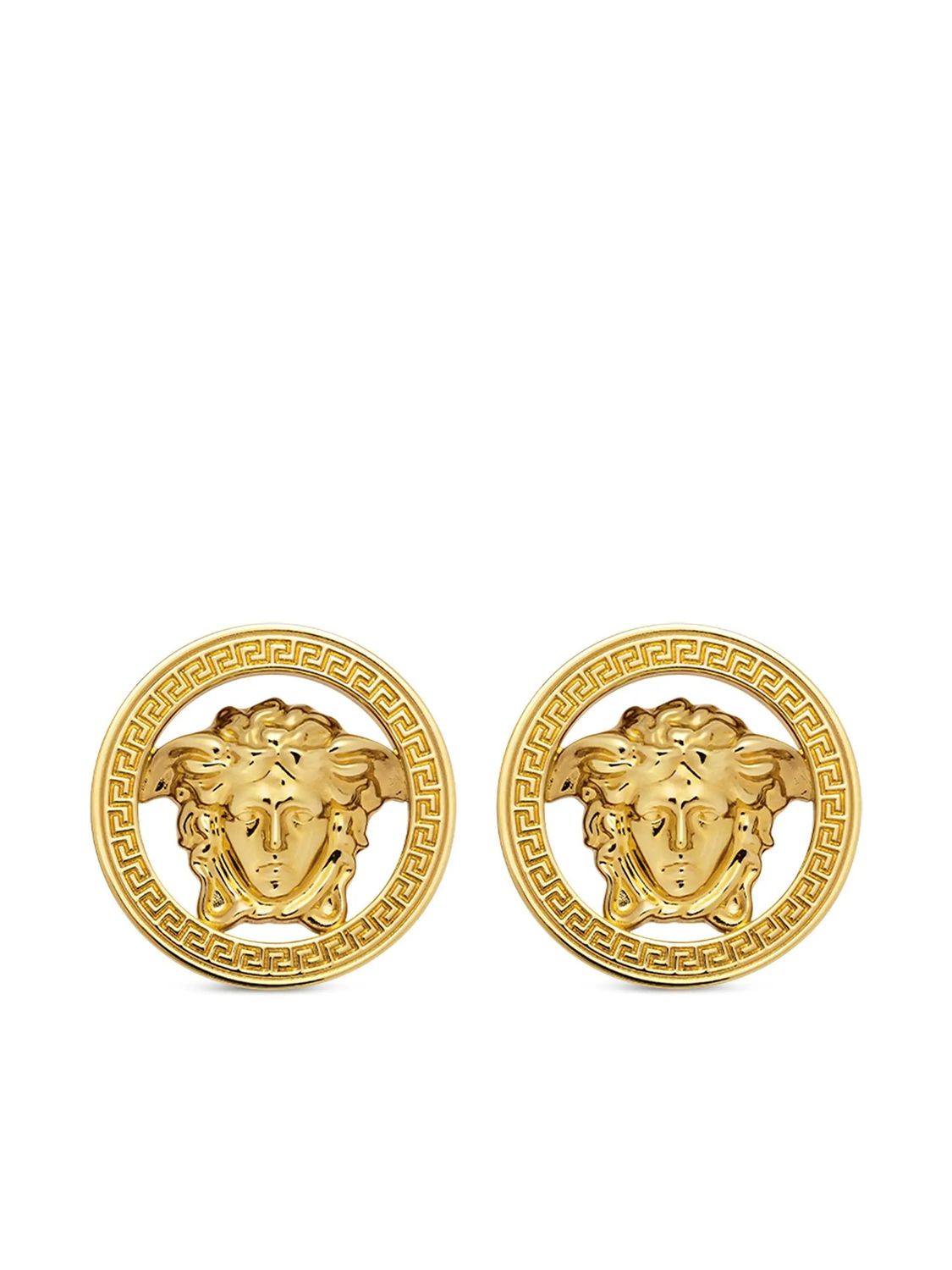 VERSACE Medusa Emblem Mini Gold Earrings