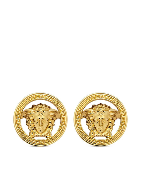 VERSACE Medusa Emblem Mini Gold Earrings