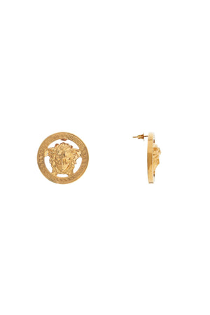 VERSACE Medusa Emblem Mini Gold Earrings