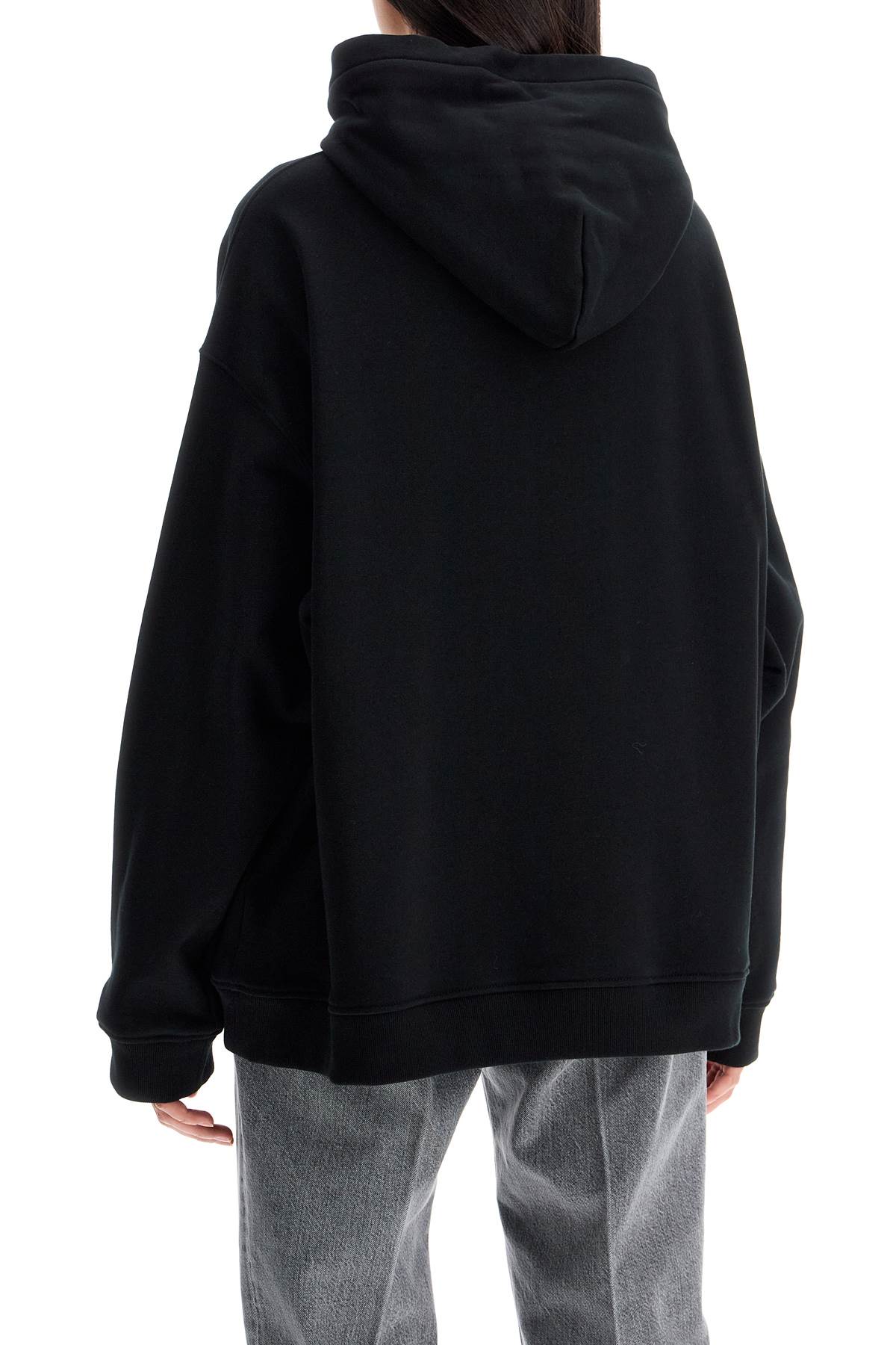 Áo Hoodie Thêu Hình Medusa Màu Vàng