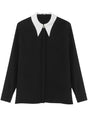 VERSACE Chic Responsible Silk Crepe of Chine Shirt