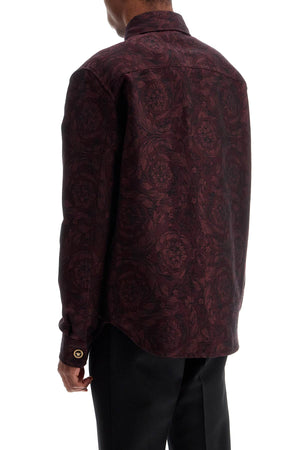 VERSACE Baroque Jacquard Overshirt - Regular Fit (Size IT 48)