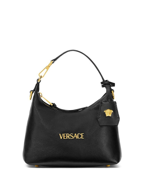 VERSACE Chic Mini Hobo Shoulder Handbag