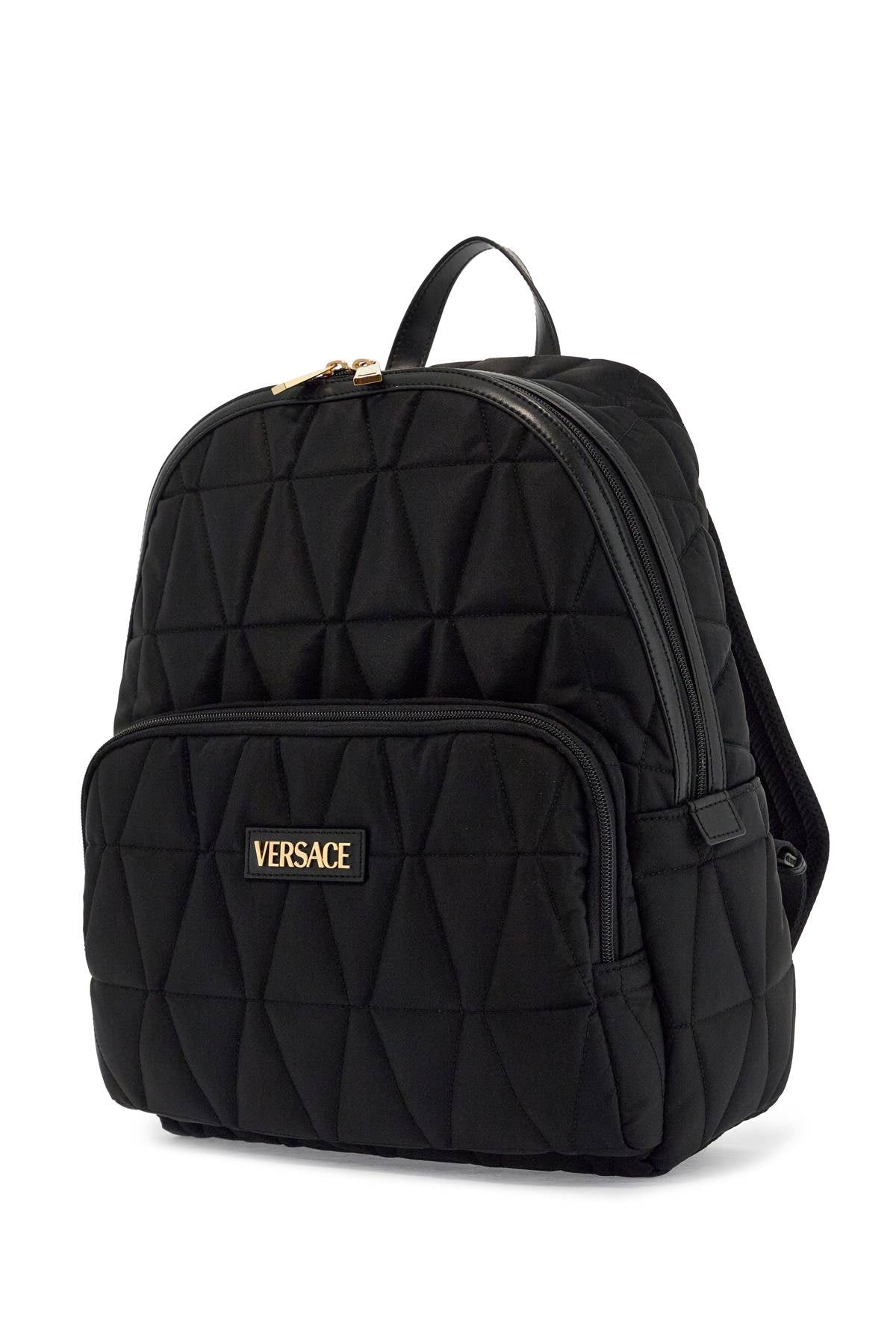 VERSACE Quilted Nylon Mini Backpack