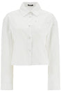 VERSACE Chic Short Boxy Shirt in Pure Cotton - Size IT 38