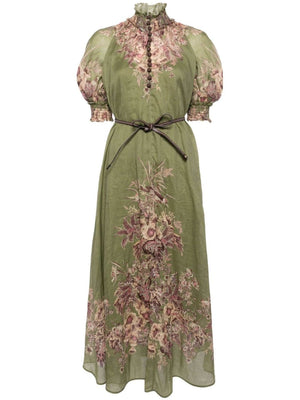 ZIMMERMANN Floral Print Swing Maxi Dress