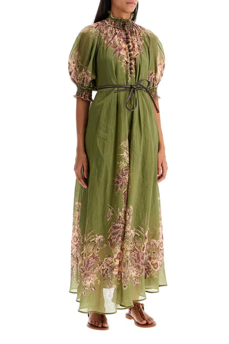 ZIMMERMANN Long Floral Print Maxi Dress for Women - Size 0