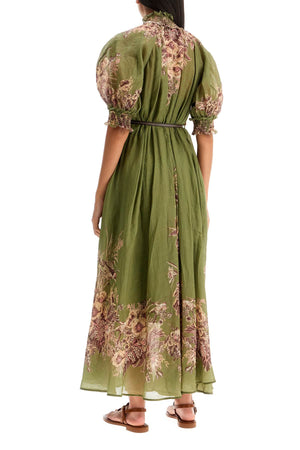 ZIMMERMANN Long Floral Print Maxi Dress for Women - Size 0