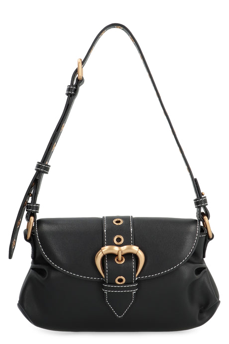 PINKO Jolene Mini Leather Shoulder Bag