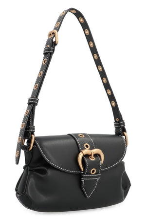 PINKO Mini Heart Buckle Shoulder Handbag