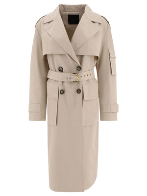 PINKO Classic Beige Trench Coat for Women - 24SS Collection