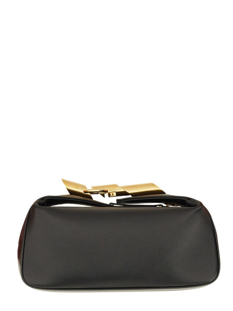 LANVIN Haute Séquence Leather Clutch Handbag