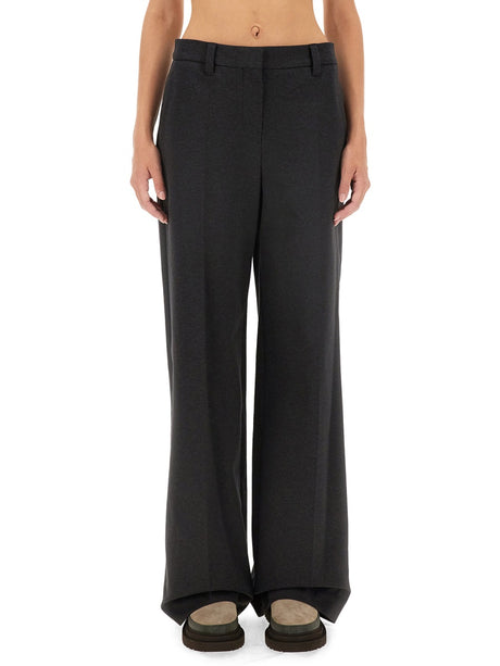 BRUNELLO CUCINELLI Wide Leg Trousers for Women - Fall/Winter 2024