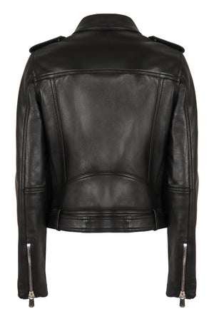 PINKO Costa Rica Chic Sheepskin Biker Jacket