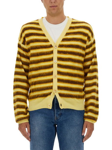 MARNI Men's Striped Cardigan - Size 48