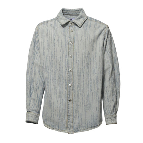 MSGM Denim Shirt for Men - P25 Collection