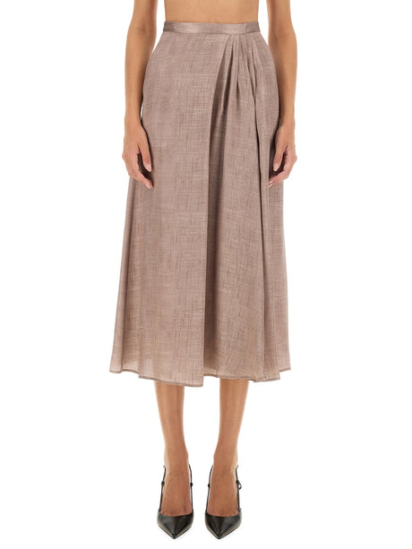 KITON Elegant Midi Skirt - Regular Fit, Size 40 IT