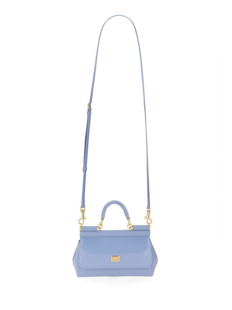 DOLCE & GABBANA Mini Leather Handbag 'SICILY'