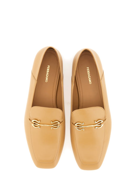 Ferragamo Elegant Women's Leather Loafer