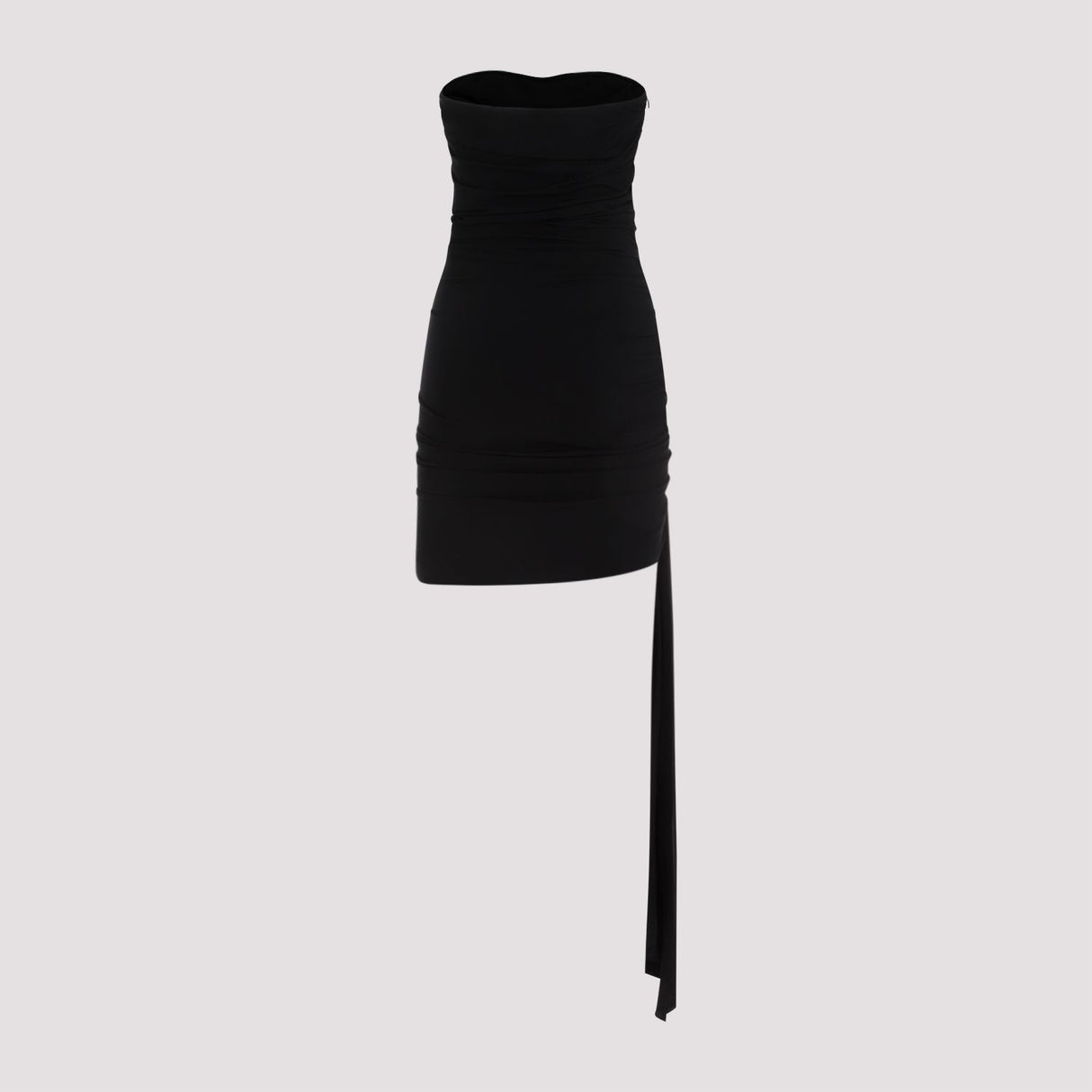 MAGDA BUTRYM Black Viscose Mini Dress for Women - SS24