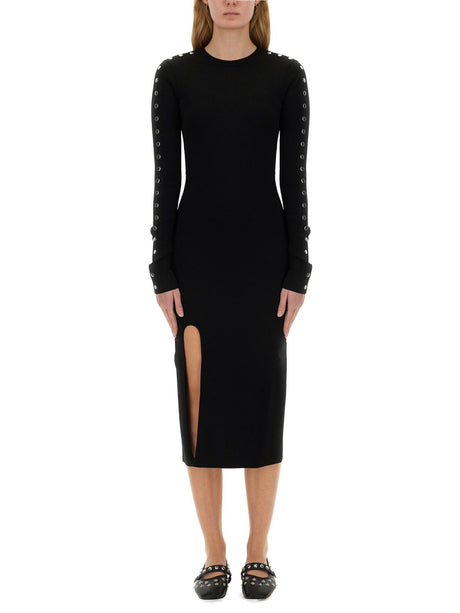 STELLA McCARTNEY Sleek Midi Dress with Slit - Women's Size S