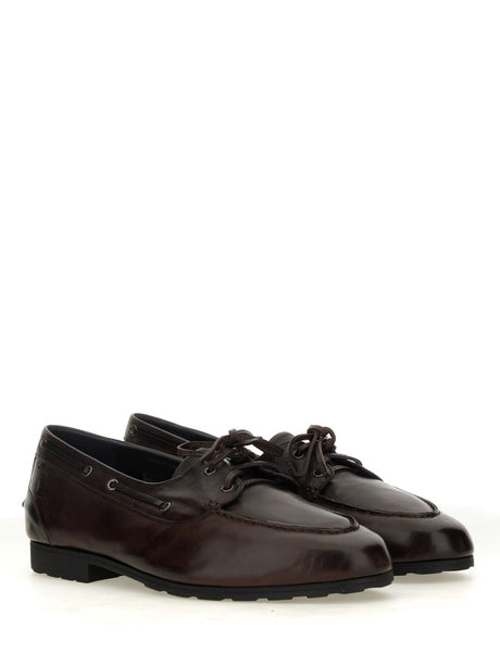 BALLY Leather Moccasin Loafers for Men - FW24 Collection