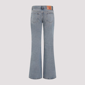 Y/PROJECT Purple Hook and Eye Slim Jeans for Women