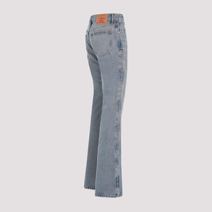 Y/PROJECT Purple Hook and Eye Slim Jeans for Women