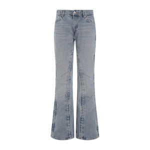 Y/PROJECT Purple Hook and Eye Slim Jeans for Women