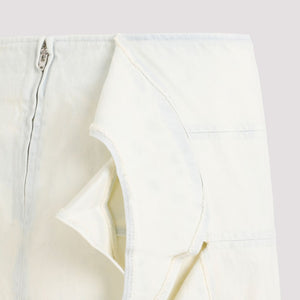 Y/PROJECT Beige Denim Skirt for Women from SS24 Collection