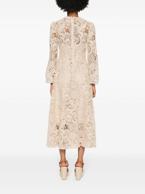 ZIMMERMANN Waverly Lace Midi Dress