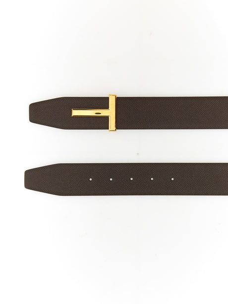 TOM FORD Reversible Leather Belt for Men