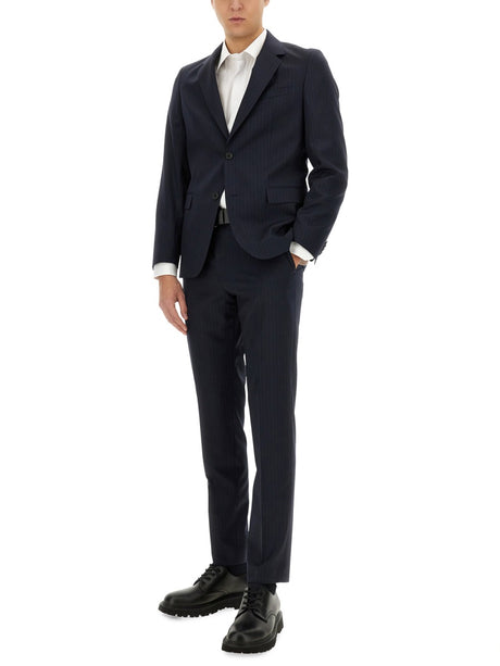 BOSS Slim Fit Pinstripe Suit - Size 48 IT