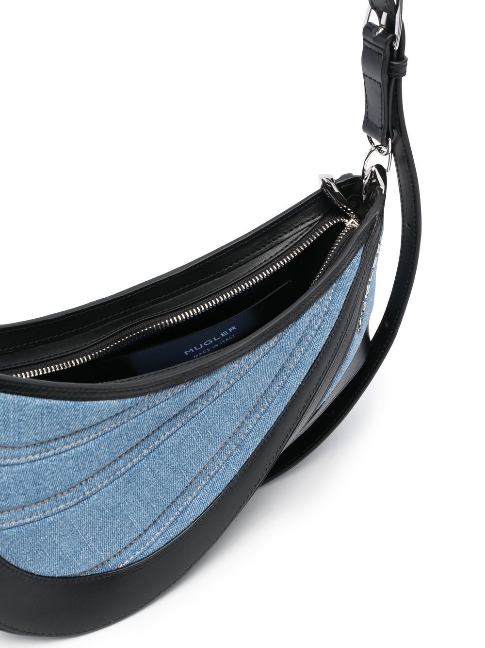 Spiral Curve 01 Denim Crossbody Handbag - FW23 Collection