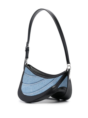 Spiral Curve 01 Denim Crossbody Handbag - FW23 Collection