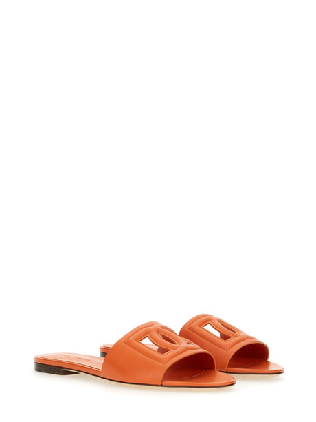 DOLCE & GABBANA Slide Sandal with Logo