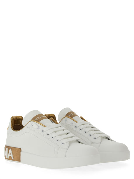 DOLCE & GABBANA Women's Portofino Sneakers with 3cm Sole