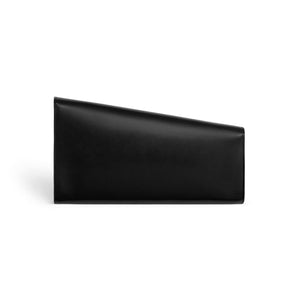 Asymmetrical Black Clutch for Women - FW22 Collection