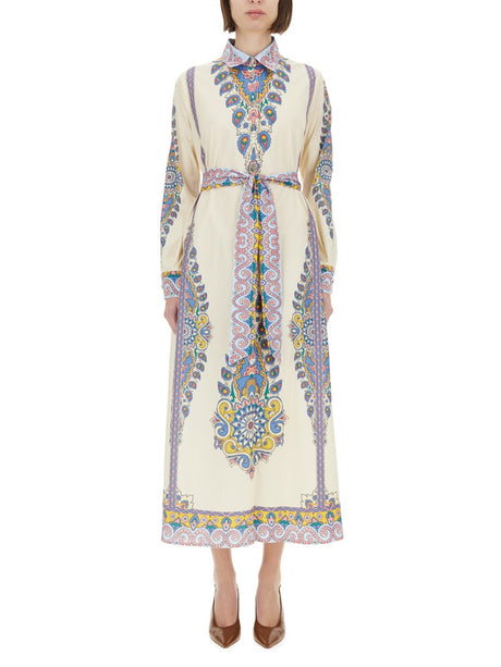 ETRO Women's Mini Chemisier Dress - Size 40 IT